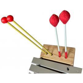 Orff ALTO Glockenspiel with Resonator - 16 Aluminum Keys - 2 Pairs of Mallets