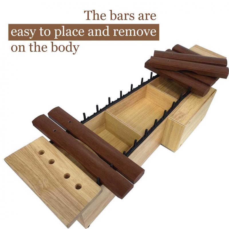 Buy Orff Soprano Xylophone with Resonator, 13 + 3 fiberglass keys, 2