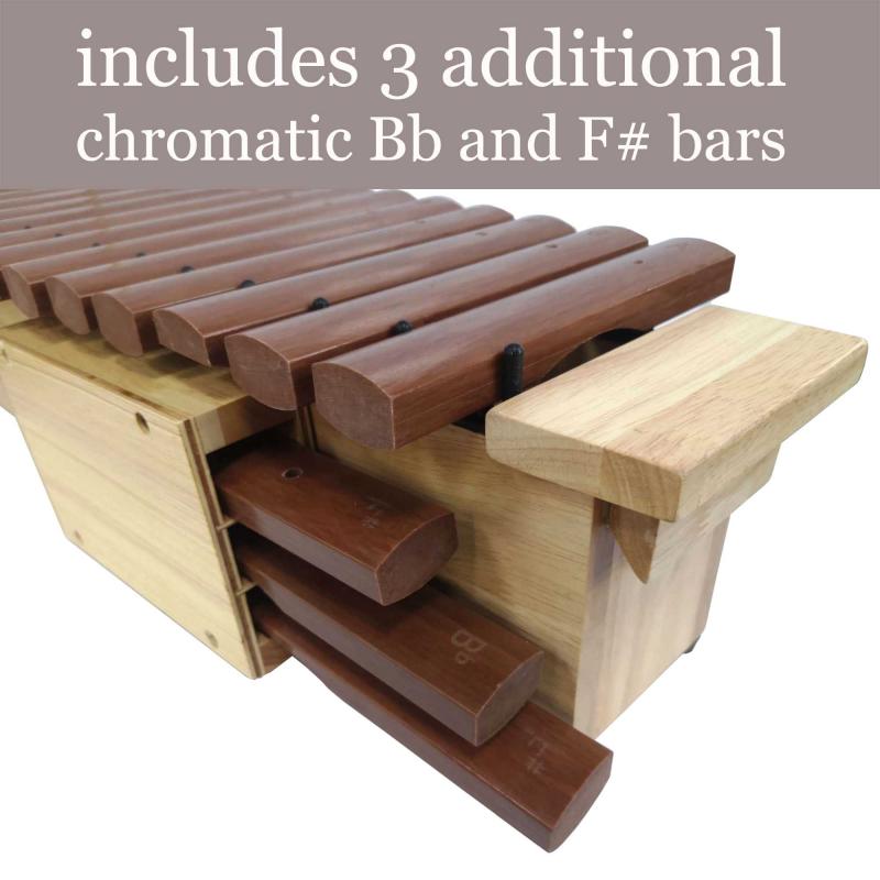 Buy Orff Soprano Xylophone with Resonator, 13 + 3 fiberglass keys, 2