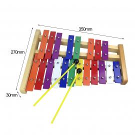 Chromatic Glockenspiel 20 Colorful Metal Keys