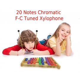 Chromatic Glockenspiel 20 Colorful Metal Keys