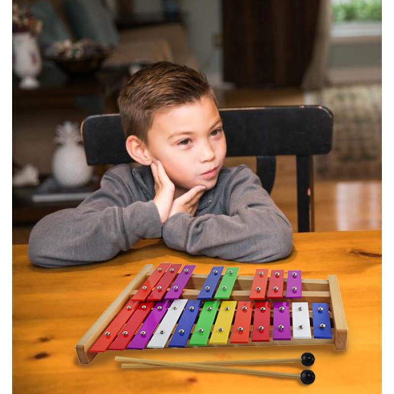 Buy Xylophone 20 Notes Chromatic FC Tuned Glockenspiel with Colorful