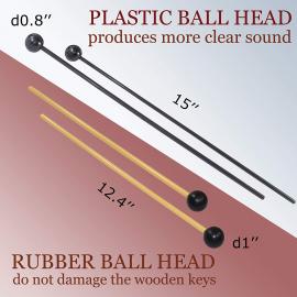 25 Chromatic Wooden Keys Xylophone